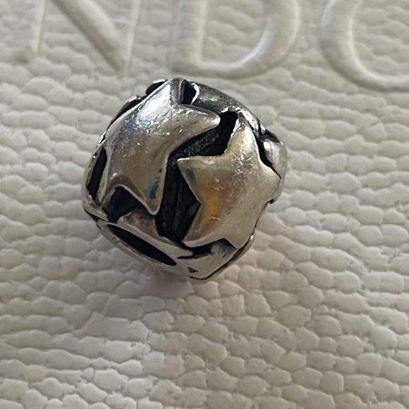 Pandora rare retired two tone star charm - Picture 3 of 3